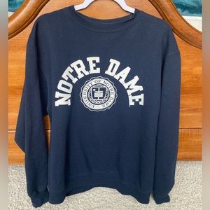 Notre Dame crewneck, navy